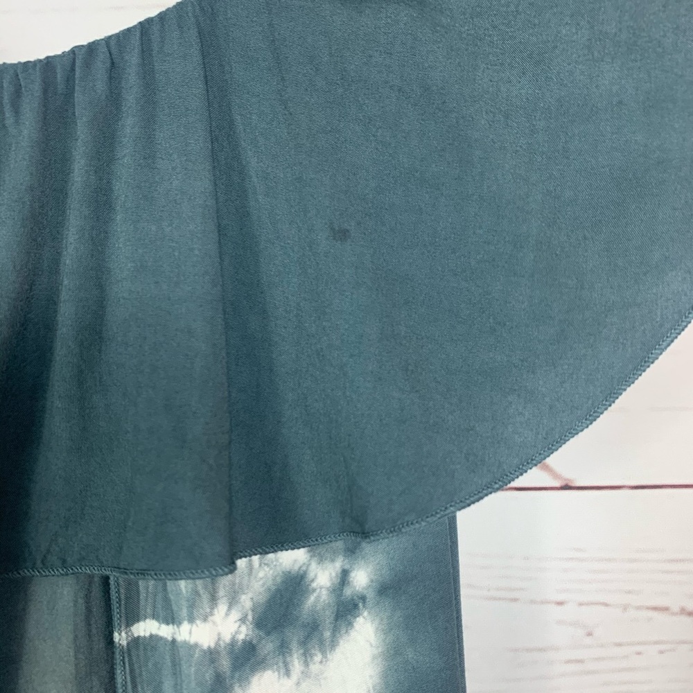 Aakaa Dress Strapless Tie Dye Flowing Charcoal - Picture 8 of 15